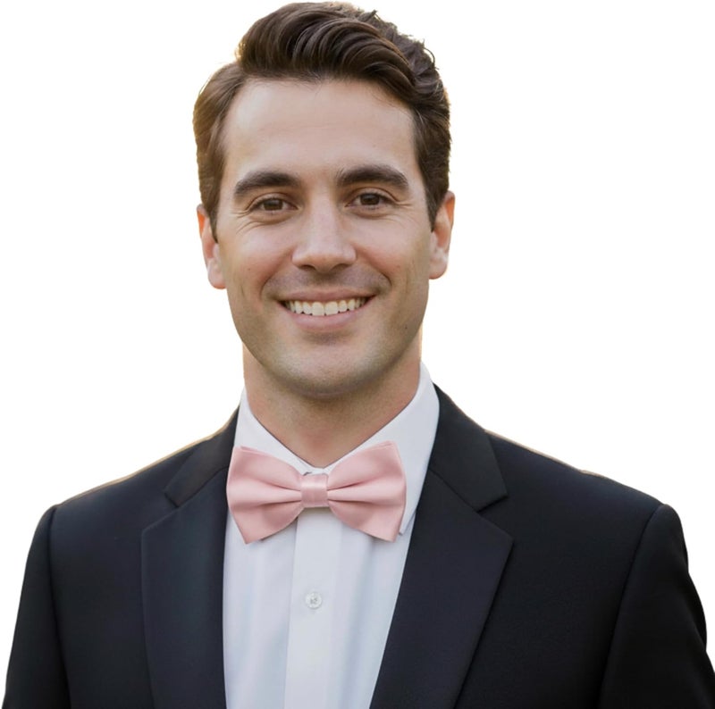 DIBI Adjustable Classic Pretied Bow Tie for Men, Women, and Boys - Men's Bowtie for Wedding, Costume Party and Formal Events - Image 2